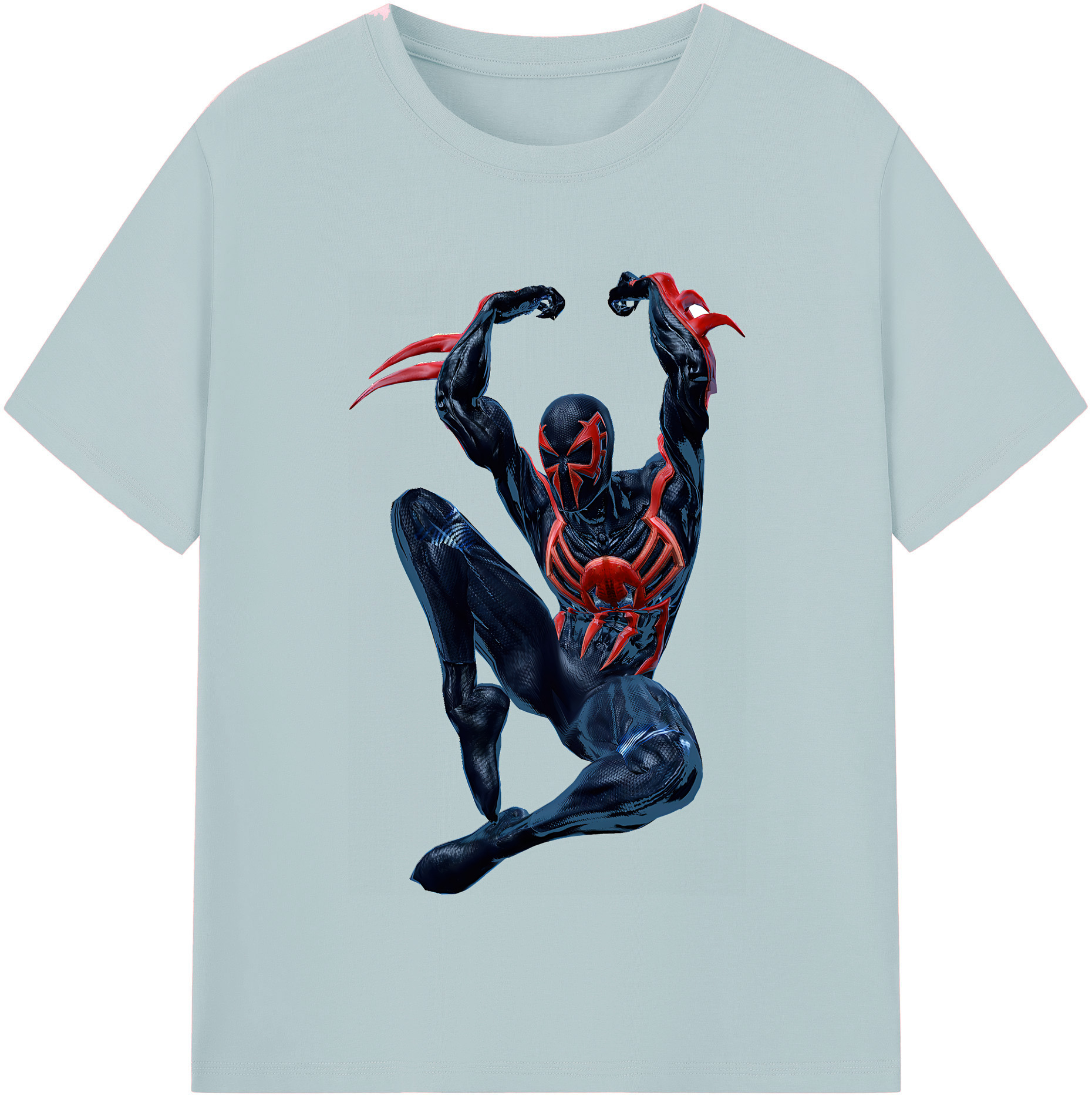 （画像用） Spider Man スパイダーマン 綿100％半袖Tシャツ（フロントプリント）